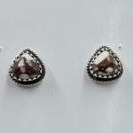 Wild Horse Jasper 925 Sterling Silver Stud Earrings (REXT36-182)