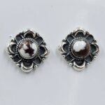Wild Horse Jasper 925 Sterling Silver Stud Earrings (REXT36-188)