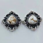 Wild Horse Jasper 925 Sterling Silver Stud Earrings (REXT36-189)