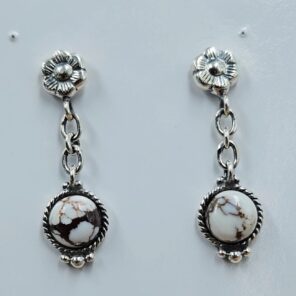 Wild Horse Jasper 925 Sterling Silver Stud Earrings (REXT36-191)