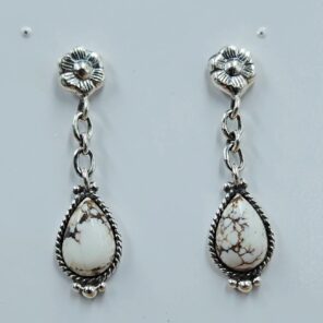 Wild Horse Jasper 925 Sterling Silver Stud Earrings (REXT36-192)