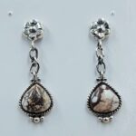 Wild Horse Jasper 925 Sterling Silver Stud Earrings (REXT36-193)