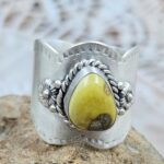 Palamino Turquoise  Matt Finish Size US 9 925 Sterling Silver Ring (REXT88-218)