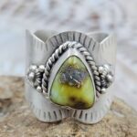 Palamino Turquoise  Matt Finish Size US 9 925 Sterling Silver Ring (REXT88-219)