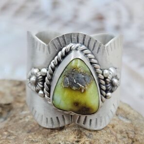 Palamino Turquoise Matt Finish Size US 9 925 Sterling Silver Ring (REXT88-219)