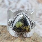 Black Jack Turquoise Matt Finish Size US 11 925 Sterling Silver Ring (REXT88-239)