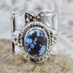 Golden Hills  Size US 8 Sterling Silver Ring (RS7-364)