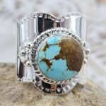 Mine 8 Size US  8 Sterling Silver Ring (RS7-403)