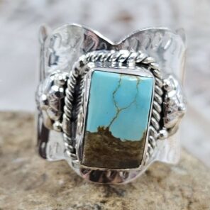 Mine 8 Size US 9 Sterling Silver Ring (RS7-405)