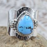 Golden Hills Size US 8 Sterling Silver Ring (RS7-366)