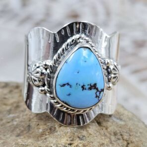 Golden Hills Size US 8 Sterling Silver Ring (RS7-366)