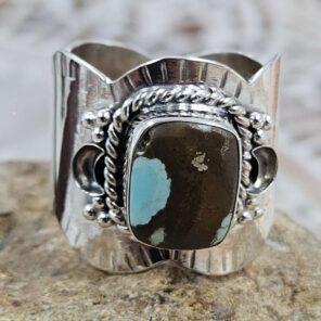 Mine 8 Size US 10 Sterling Silver Ring (RS7-411)