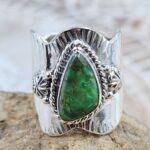Yungai Turquoise Size US 6 925 Sterling Silver Ring (REXT88-251)