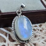 Rainbow Moonstone 925 Sterling Silver Pendant (REXT111-115)