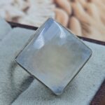 Rainbow Moonstone 925 Sterling Silver Ring (REXT111-110)
