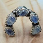 Rainbow Moonstone 925 Sterling Silver Ring (RS78-163)
