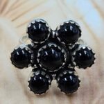 Black Onyx 925 Sterling Silver Ring (RS78-169)