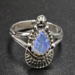Ethiopian Opal Carved Size US 6 925 Sterling Silver Ring (REXT22-240)