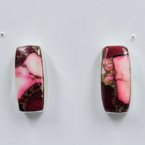 Red Rose Dahlia 0.75" 925 Sterling Silver Stud Earrings (REXT157-126)
