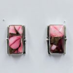 Red Rose Dahlia 0.75" 925 Sterling Silver Stud Earrings (REXT157-124)