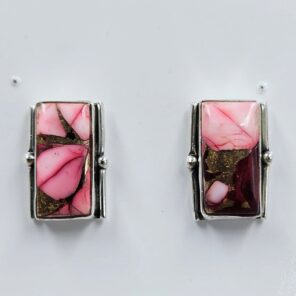 Red Rose Dahlia 0.75" 925 Sterling Silver Stud Earrings (REXT157-124)