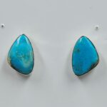 Sea Sediment Jasper 0.6" 925 Sterling Silver Stud Earrings (REXT157-70)