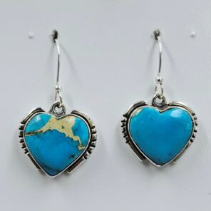 Sea Sediment Jasper 1.25" 925 Sterling Silver Earrings (REXT157-72)