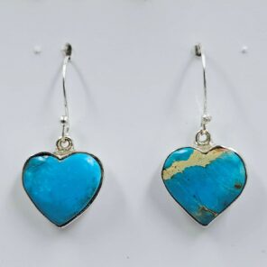 Sea Sediment Jasper 1.25" 925 Sterling Silver Earrings (REXT157-74)