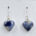 Sodalite 1" 925 Sterling Silver Earrings (REXT157-154)