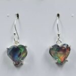 Aurora Opal 1" 925 Sterling Silver Earrings (REXT157-57)