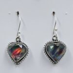 Aurora Opal 1.25" 925 Sterling Silver Earrings (REXT157-60)