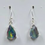 Aurora Opal 1.25" 925 Sterling Silver Earrings (REXT157-62)