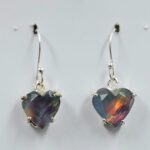 Aurora Opal 1" 925 Sterling Silver Earrings (REXT157-63)