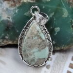 Variscite 925 Sterling Silver Pendant (RS7-420)