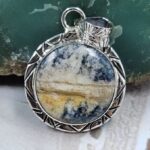 Sodalite 925 Sterling Silver Pendant (RS7-414)