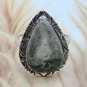 Variscite Size US 11 925 Sterling Silver Ring (REXT29-516)