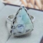 Variscite Size US 7 925 Sterling Silver Ring (REXT29-510)