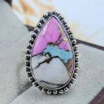 Cotton Candy Turquoise Size US 7 925 Sterling Silver Ring (REXT162-22)