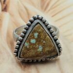 Mine 8 Turquoise Size US 6 925 Sterling Matt Finish Ring (RS45-75)