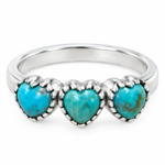 Mohave Turquoise 925 Sterling Silver Ring (RS9-341)